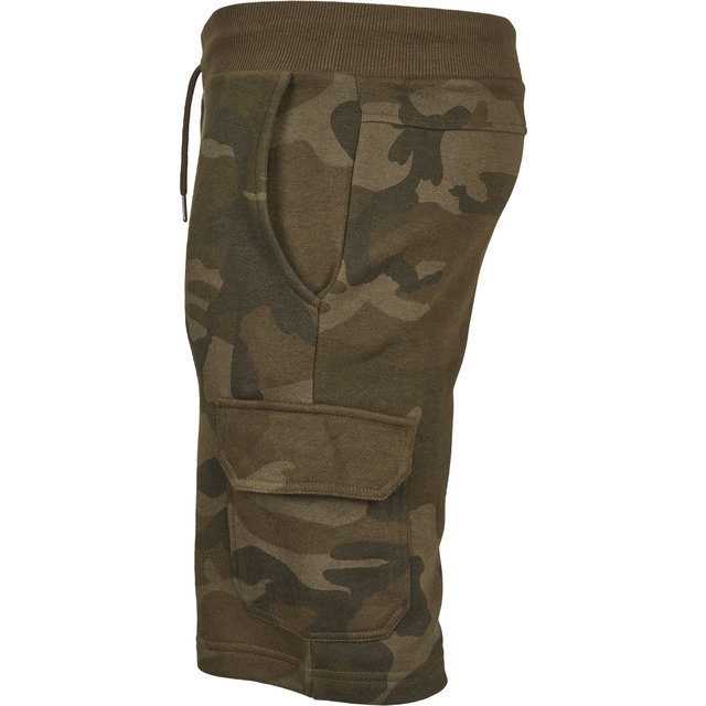 Short cargo en éponge camouflage