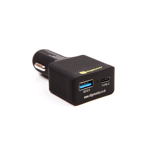 RidgeMonkey 45W USB-C PD Car Charger