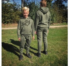 House of Carp Carp Children's clothing | Mirror Carp Jogging Suit Kids Green