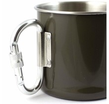 Stainless Steel Carabiner Mug 250 ml