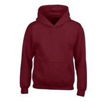 Hoodies Without Print - Bordeaux Red