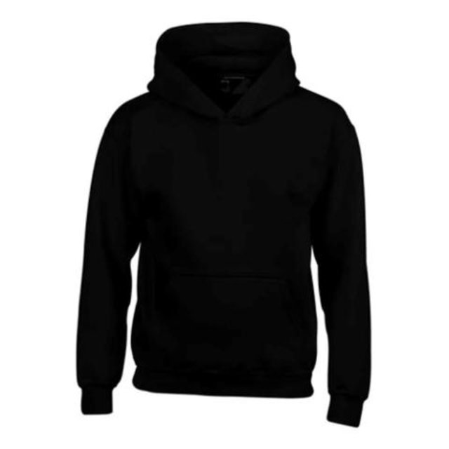 Hoodies ohne Aufdruck - Schwarz