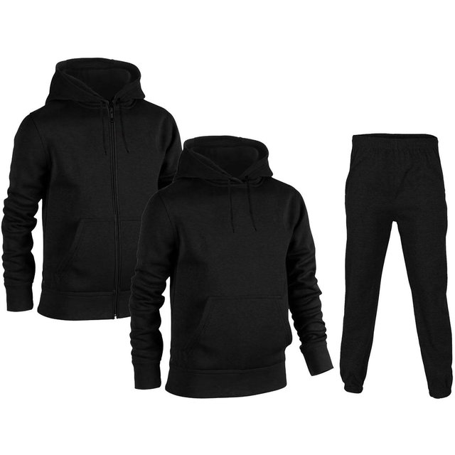 Sudaderas Sin Estampado - Negro