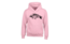 Kledingmaat : S, Kleur Hoodie : Roze, Kleur Opdruk: Zwart