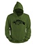 Kledingmaat : S, Kleur Hoodie : Groen, Kleur Opdruk: Zwart