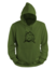 Kledingmaat : S, Kleur Hoodie : Groen, Kleur Opdruk: Zwart