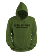 House of Carp Born to Fish Kapuzenpullover - Schwarz