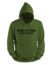 Kledingmaat: S, Kleur Hoodie: Groen, Kleur Opdruk: Zwart