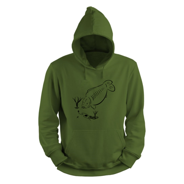 Sudadera con capucha House of Carp Feeding Carp