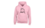 Kledingmaat : S, Kleur Hoodie : Roze, Kleur Opdruk: Zwart