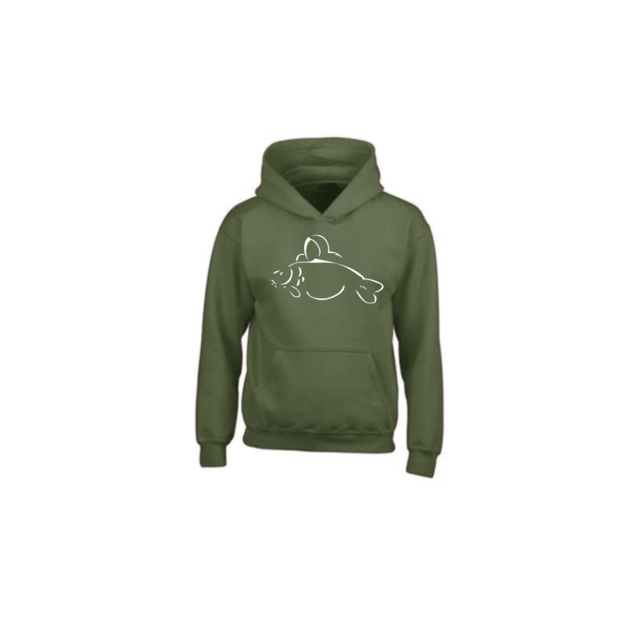 House of Carp Sudadera con capucha Pescador de carpas