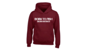 House of Carp Born To Fish Hoodie - Zwart