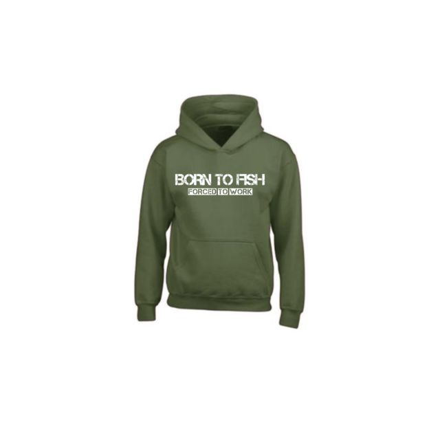 House of Carp Born To Fish Hoodie - Black