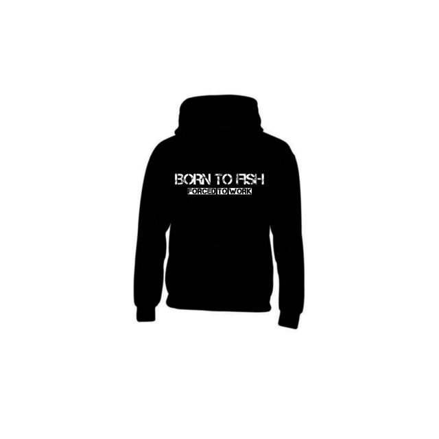 House of Carp Born to Fish Kapuzenpullover - Schwarz