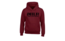 Kledingmaat: XL, Kleur Hoodie: Bordeaux Rood, Kleur Opdruk: Zwart