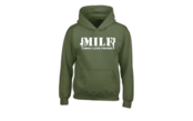 House of Carp MILF Hoodie - Zwart