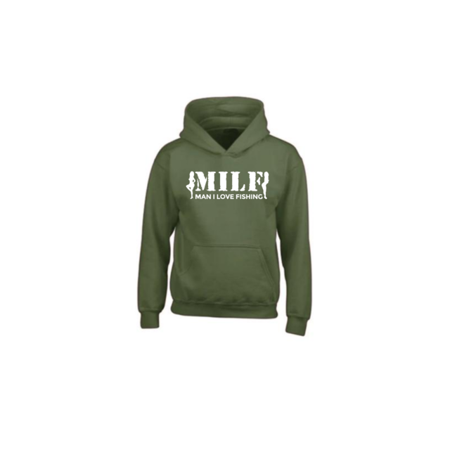 House of Carp MILF Hoodie - Schwarz