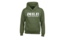 Kledingmaat: S, Kleur Hoodie: Groen, Kleur Opdruk: Wit