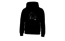 Kledingmaat: M, Kleur Hoodie: Zwart, Kleur Opdruk: Wit