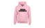 Kledingmaat: S, Kleur Hoodie: Roze, Kleur Opdruk: Zwart