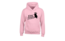 Kledingmaat: S, Kleur Hoodie: Roze, Kleur Opdruk: Zwart