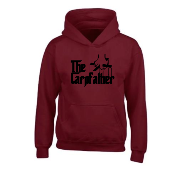 Felpa con cappuccio Casa della Carpa Carpfather