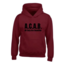 Kledingmaat: S, Kleur Hoodie: Bordeaux Rood