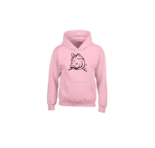 House of Carp Angry Carp Hoodie Roze