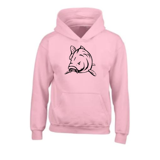 Haus des Karpfen Angry Carp Hoodie Pink
