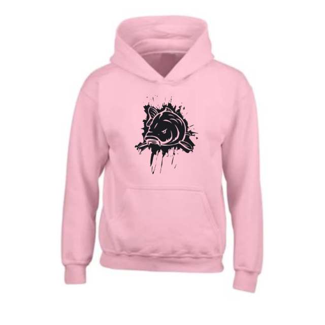 House of Carp Splash Hoodie Roze