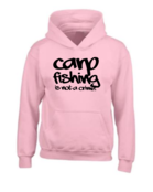 House of Carp Hoodie Karpfenangeln ist kein Verbrechen Pink