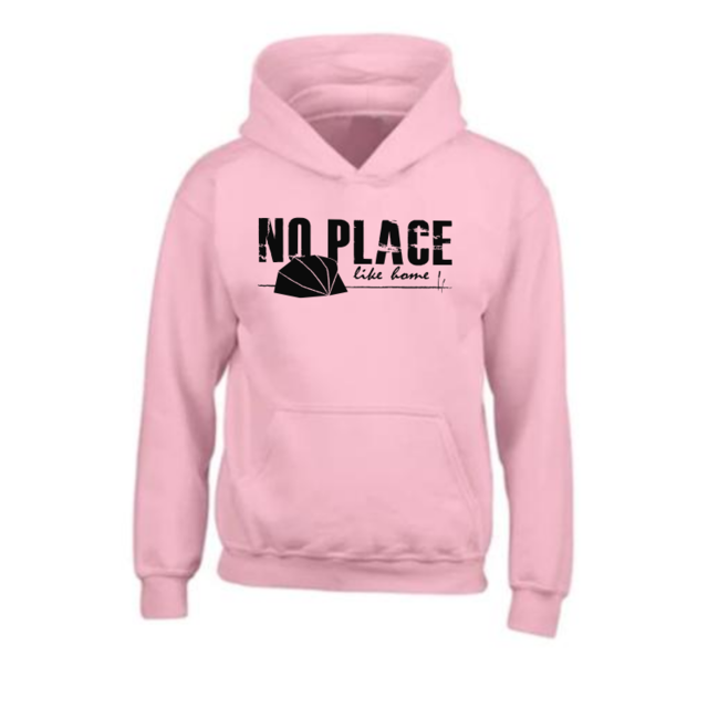 House of Carp No Place Sudadera con Capucha Rosa