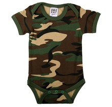 Camouflage rompertjes voor baby's | Karperkleding voor kids en baby's