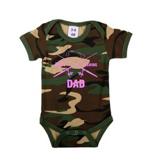 Best Fishing Dad - Romper Roze