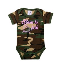 Born to Fish - Romper Roze