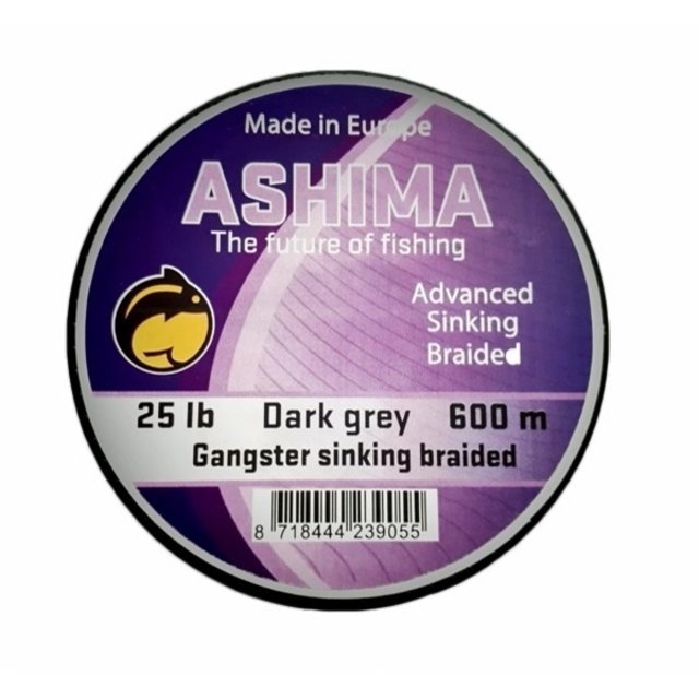 Ashima Gangster 8 Sinkende geflochtene Schnur | Sinkende geflochtene Karpfenschnur - 25 lbs