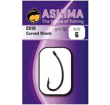 Ashima Tackle | Fishhooks | C510 curved shank carp hook