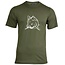 House of Carp T-Shirt Angry Carp Vert - Blanc