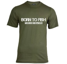 Born To Fish T-Shirt - Wit