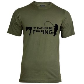 Ich würde lieber T-Shirt ficken - Army Green