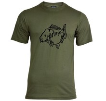 T-Shirt Fat Mirror Vert - Noir