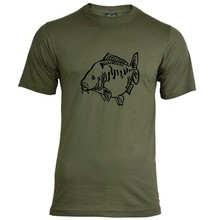 Camiseta Fat Mirror Verde - Negro