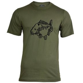 T-Shirt Fat Mirror Verde - Nera