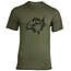 House of Carp Camiseta Fat Mirror Verde - Negro