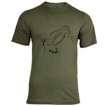 Camiseta Feeding Carp - Negro