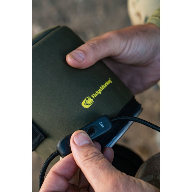 RidgeMonkey Ecopower - Tapa para depósito de gas calentado por USB