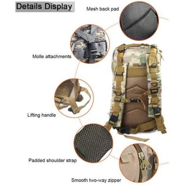 House of Carp Taktischer Rucksack 30 Liter