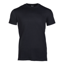 T-shirt nera non stampata
