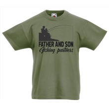 House of Carp  Vaderdag Shirt Kids Fishing Partners