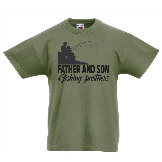 House of Carp Camicia per la festa del papà Kids Fishing Partners